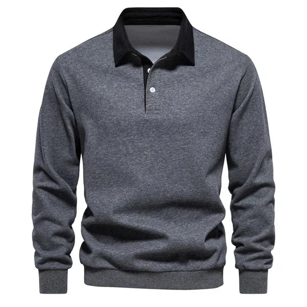 Sem | Long-Sleeve Polo Sweater