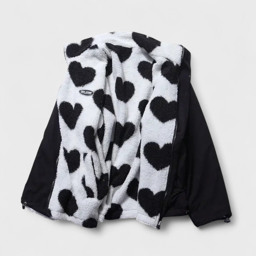 Caith | Reversible Heart Jacket