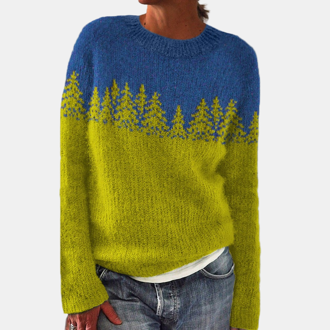 Lucienne | Cozy Retro Sweater