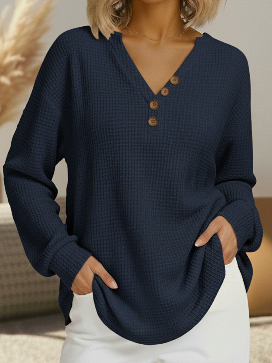 Siggy | Trendy Button Top