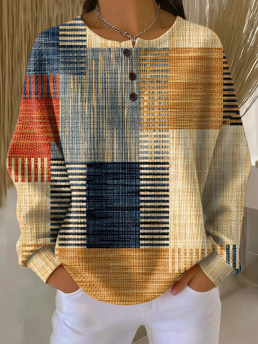 Theadra | Trendy Button Top