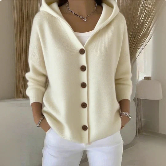 Else | Trendy Knit Cardigan with Hood