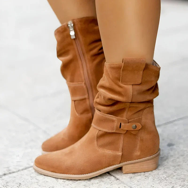 Eveline | Low Heel Ankle Boots